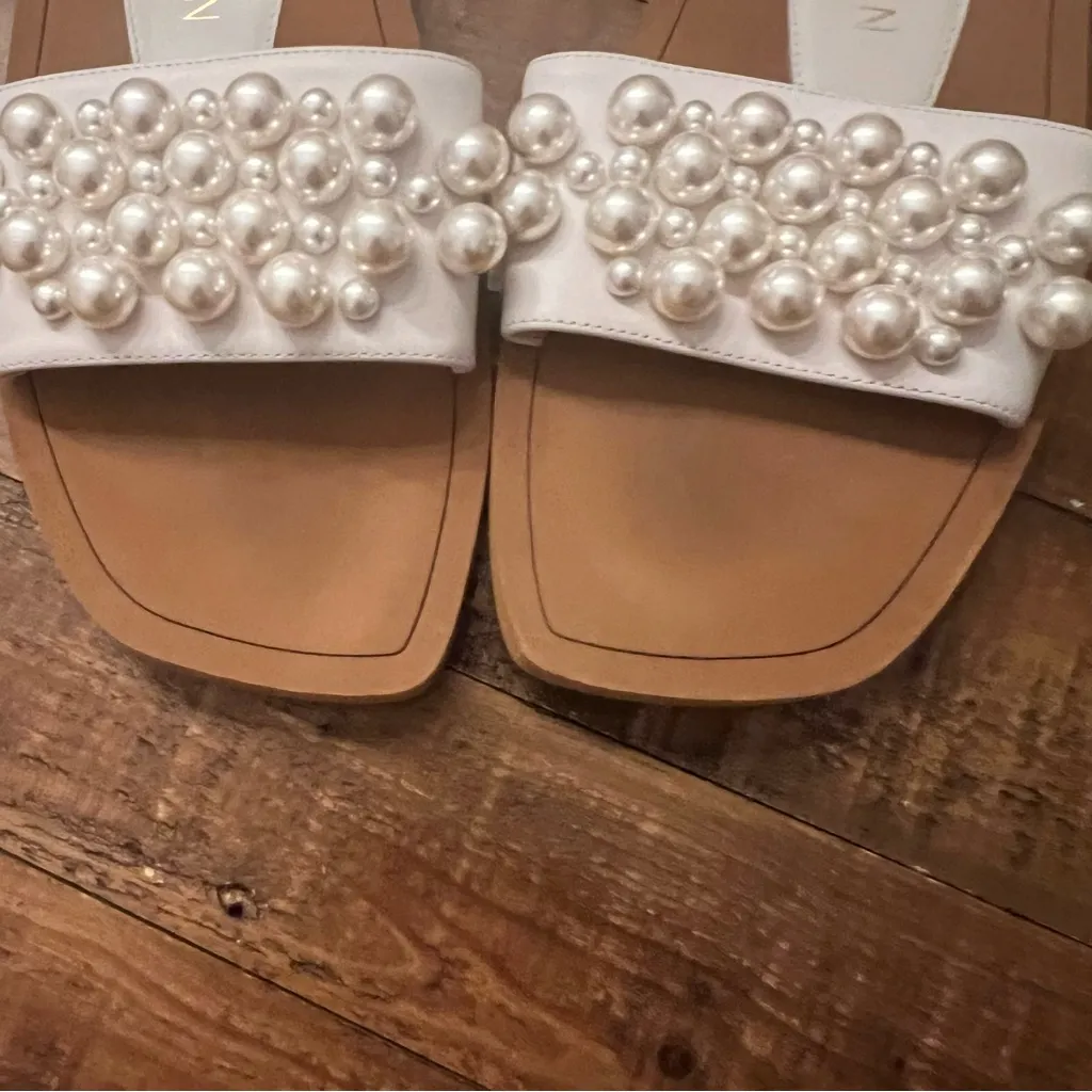 STUART WEITZMAN‎ Goldie Embellished Slide Sandals - Image 5
