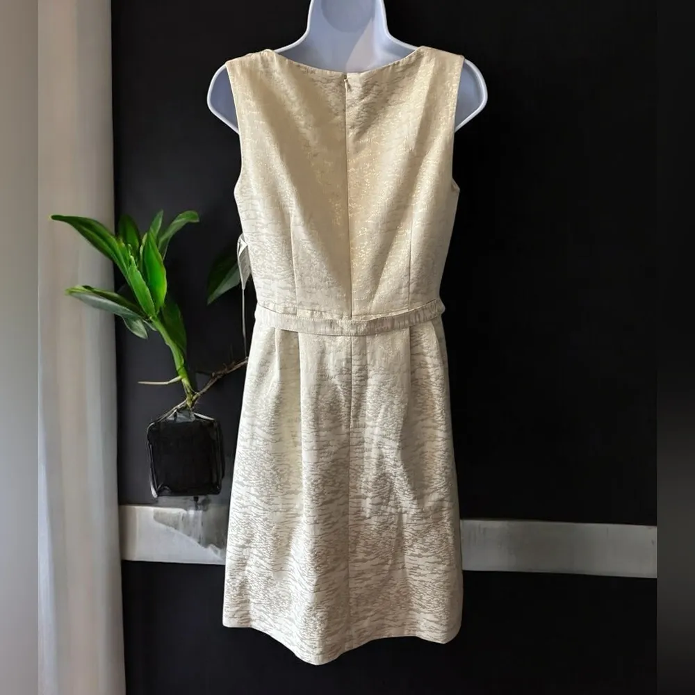 Anne Klein Dress. Cream & Gold Combo. NWT - Image 2