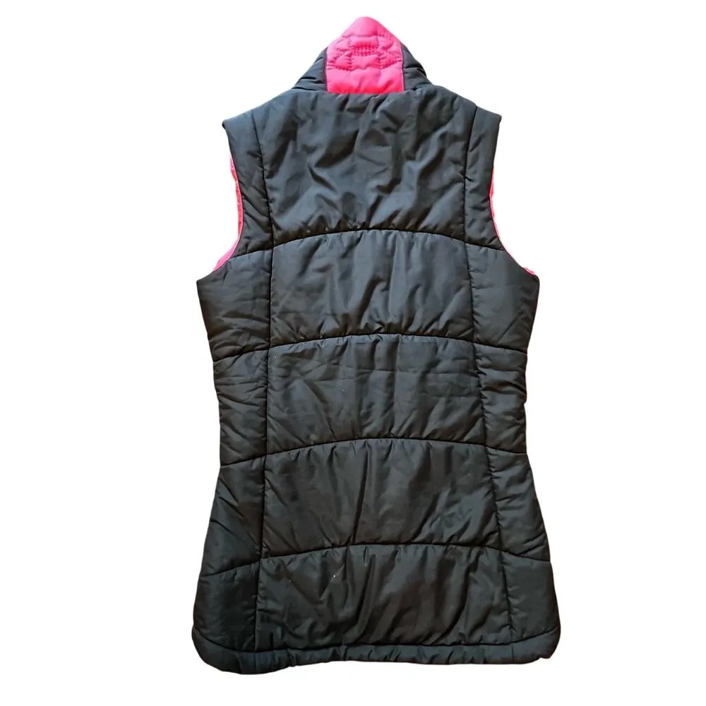 Under Armour Women’s Semi-Fitted Puffer Ski Vest Black Hot Pink Size XS - Image 10