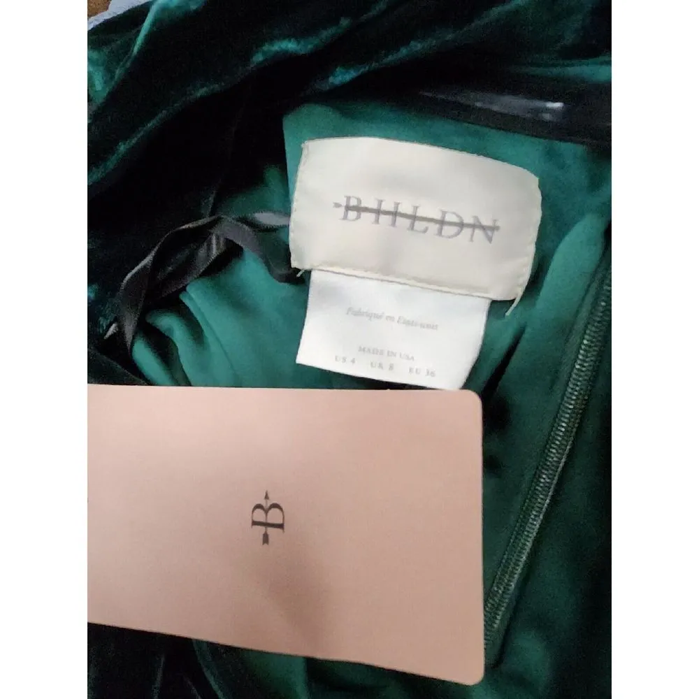 Anthropologie BHLDN Edison Velvet Dress Size 4 - Image 7