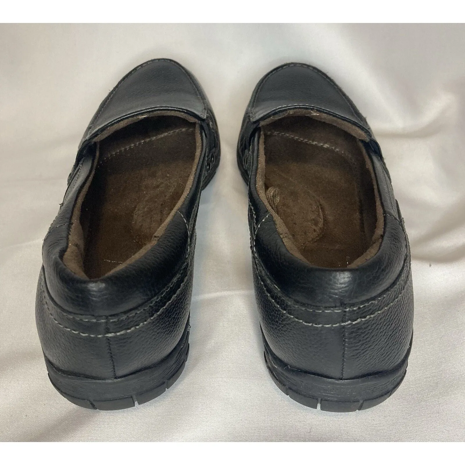 Naturalizer Natural Soul Carryon Black Leather Loafers Slip On Comfort Shoe 6.5M - Image 4