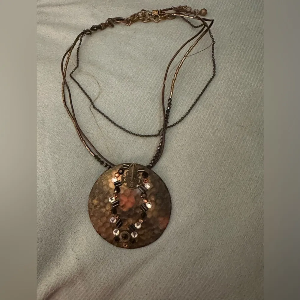 Chicos Beaded Layered Necklace NWT - Image 3