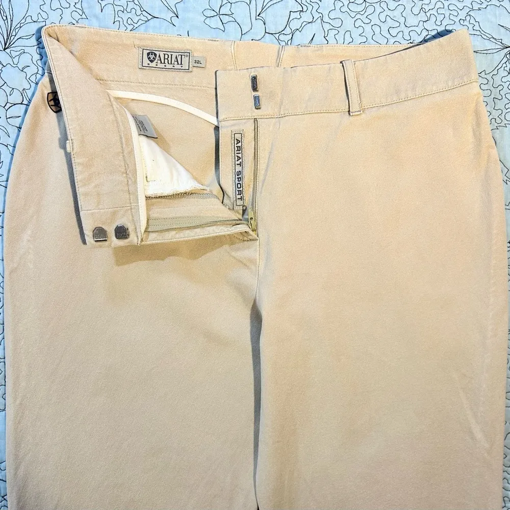 ARIAT Sport Equestrian Riding Breeches in Tan Women’s 32 L - Image 5