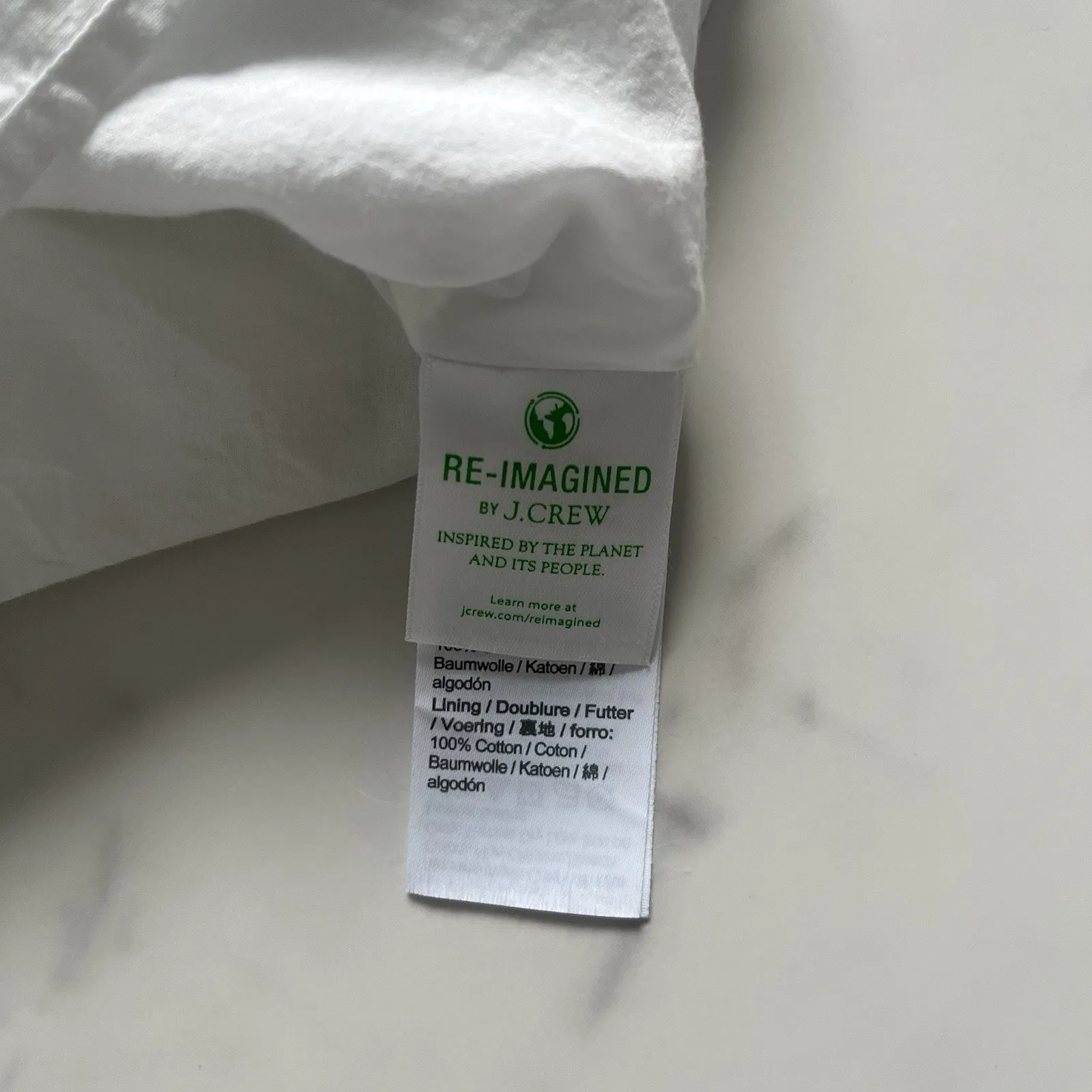 J.Crew Square Neck Ruffle Maxi Dress White Size 14 Minimalist Coastal Bohemian - Image 10