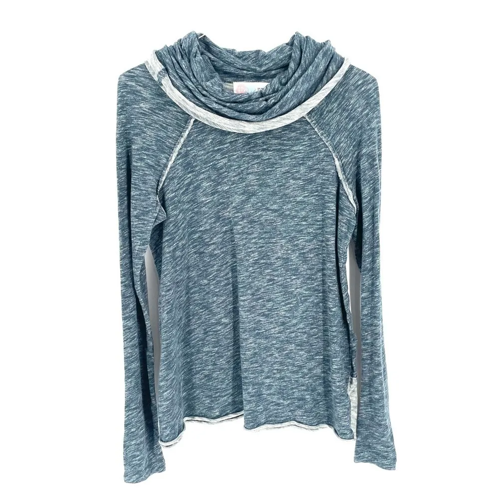 Free People Beach Cocoon Cowl Neck Pullover Tunic Top - Image 6