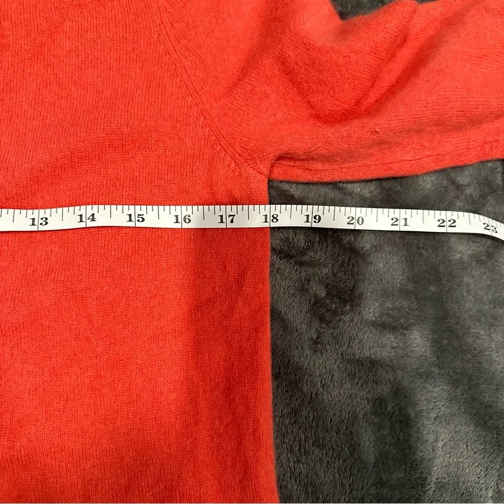 Lilly‎ Pulitzer Cashmere Cardigan Sweater Pockets Size Large Coral - Image 10