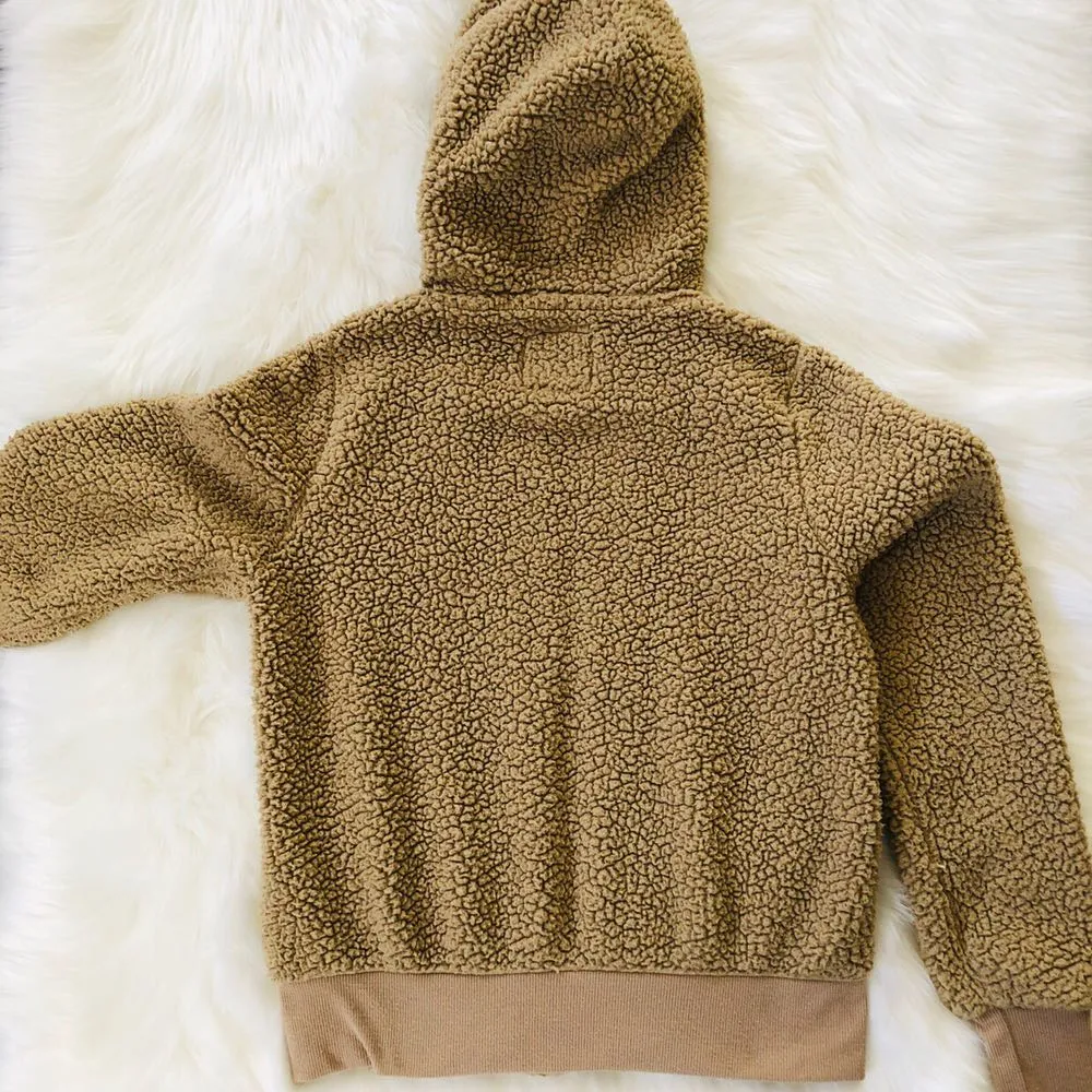 REWASH  Hooded Teddy Fuzzy Bear Zip Up - Image 9