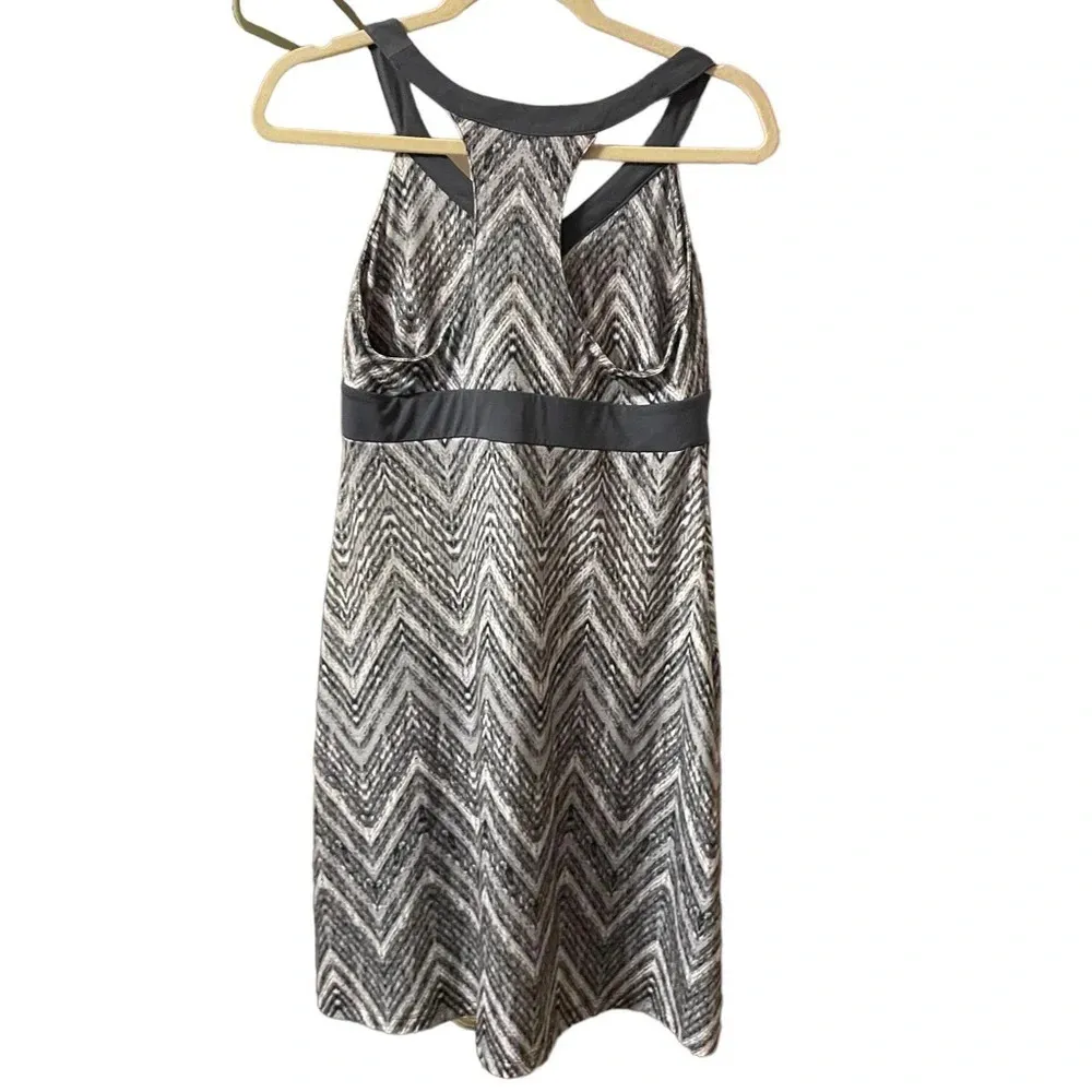ZEROXPOSUR GRAY CHEVRON ATHLEISURE DRESS - Image 2
