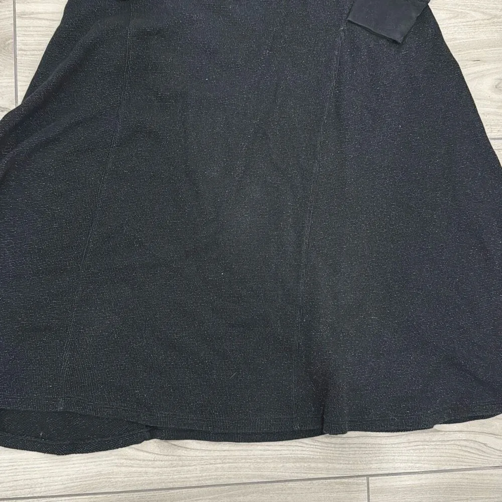 Lauren Ralph Lauren Petite Shimmer Turtleneck Cotton Dress Size Small Petite - Image 3