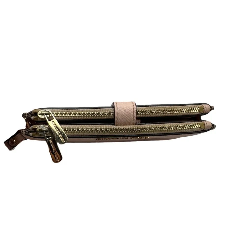 MICHAEL KORS Pink Blush Wallet w/ Phone Holder - Image 4