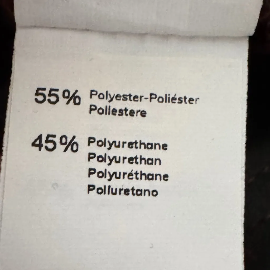 CUPSHE Franny Vegan Leather Paperbag Shorts Women’s Sz XL Brown High Rise - Image 7