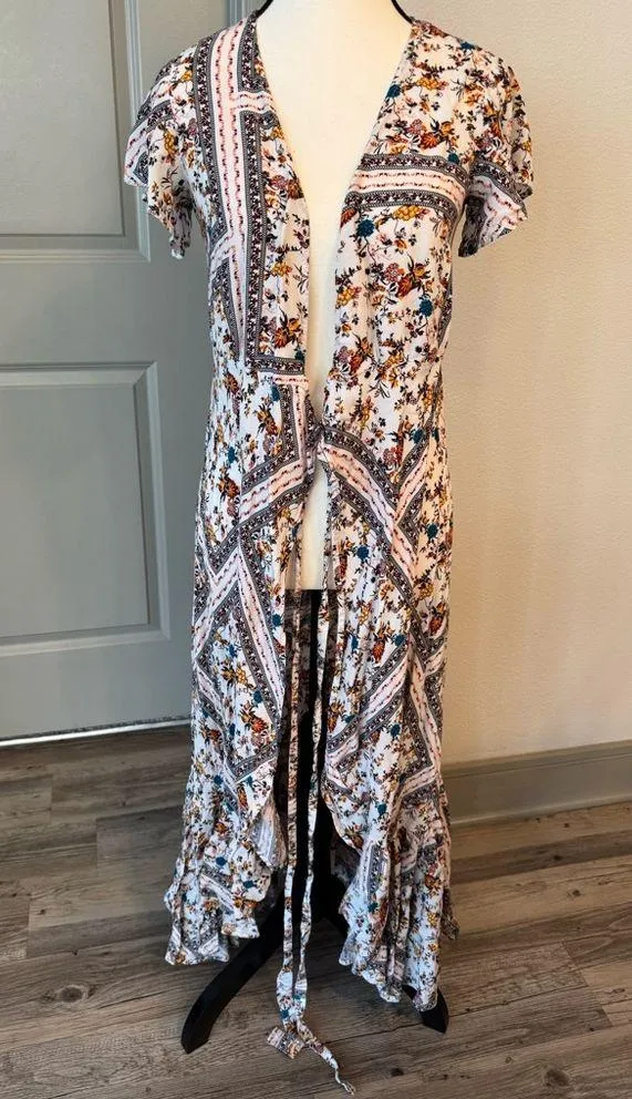 Lulu’s Bohemian Maxi Wrap Dress/Robe - Image 3