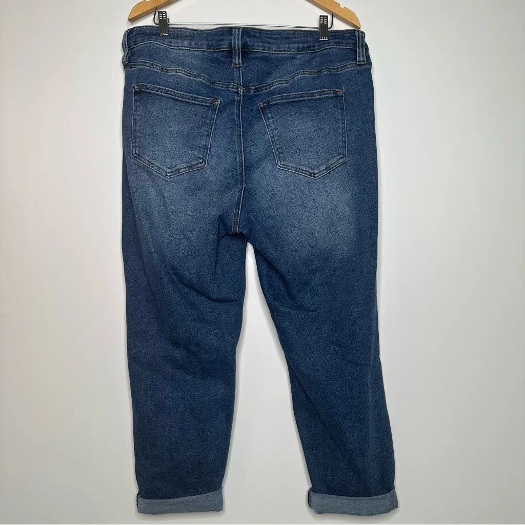 ARULA Straight Leg Distressed Jeans Size 16 Blue - Image 4