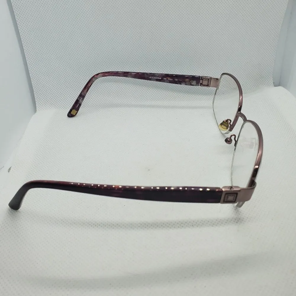 Liz Claiborne Purple Prescription Glasses Frames - Image 3