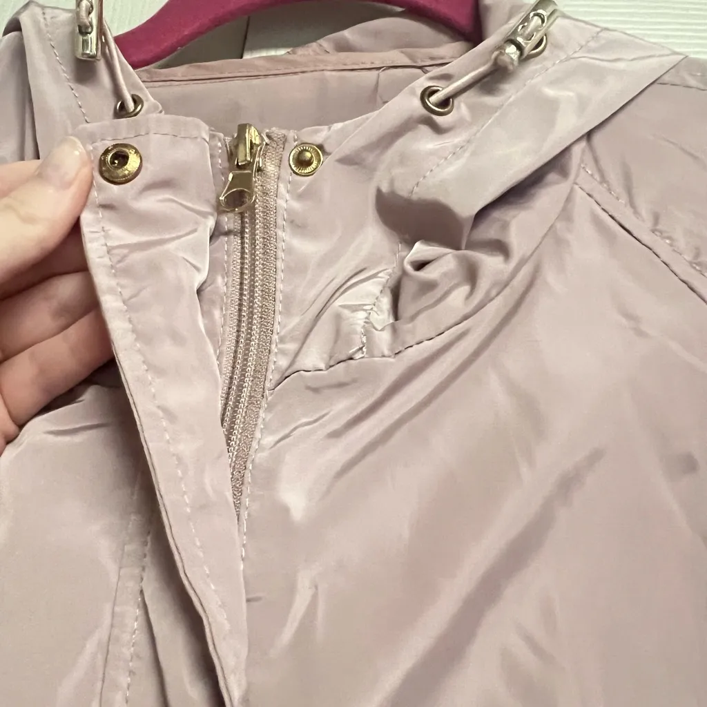 Women's Light Pink Hooded Jacket - Image 5