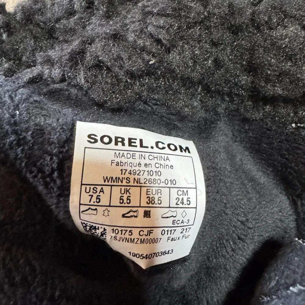 Sorel Emelie Lace Boots,‎ Black, 7.5 - Image 8