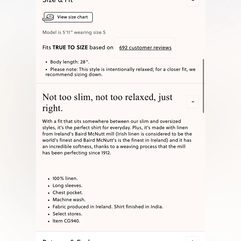 J.Crew Garçon classic shirt in Baird McNutt Irish linen - Image 3