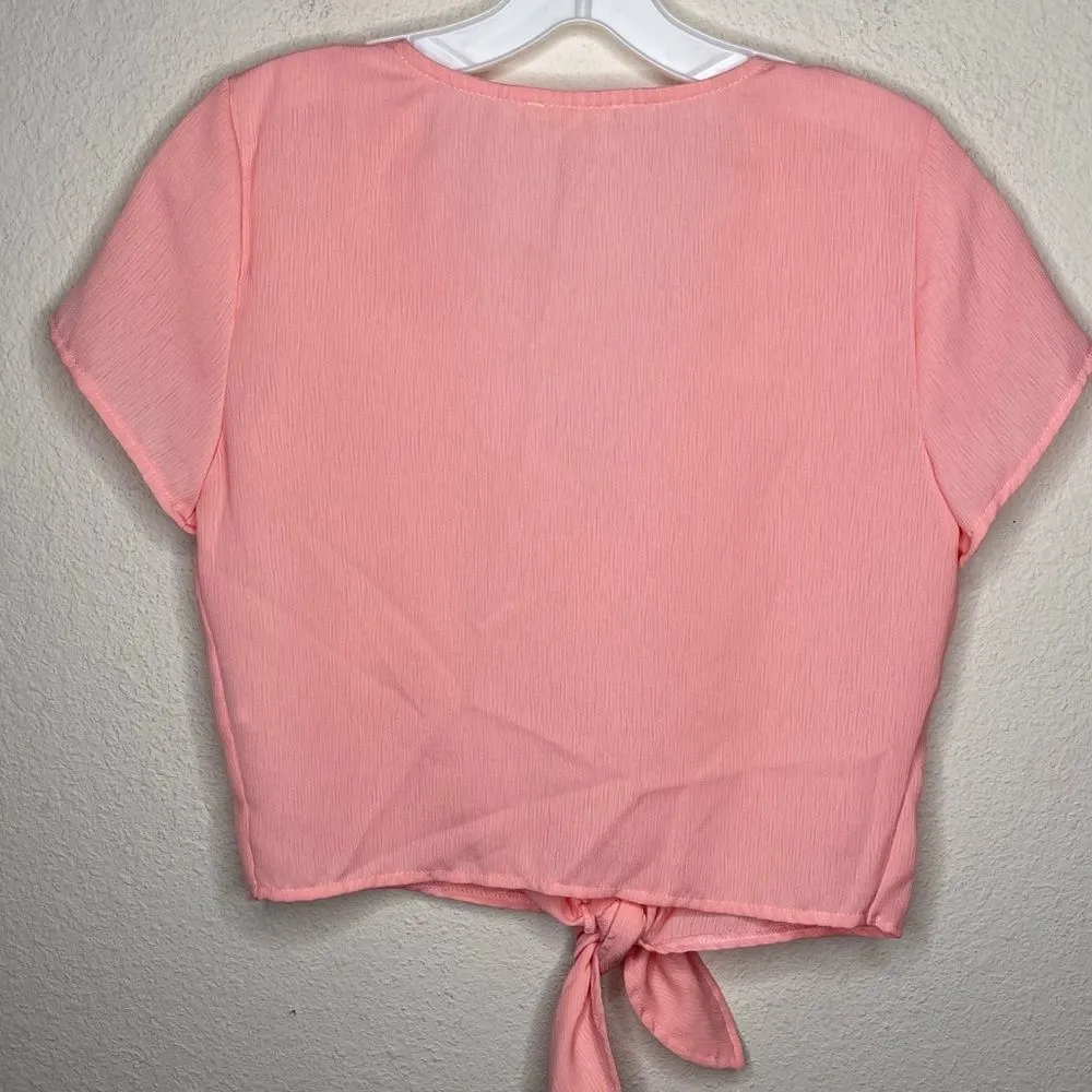 Copper Key  Tie Up Halter Top - Image 33