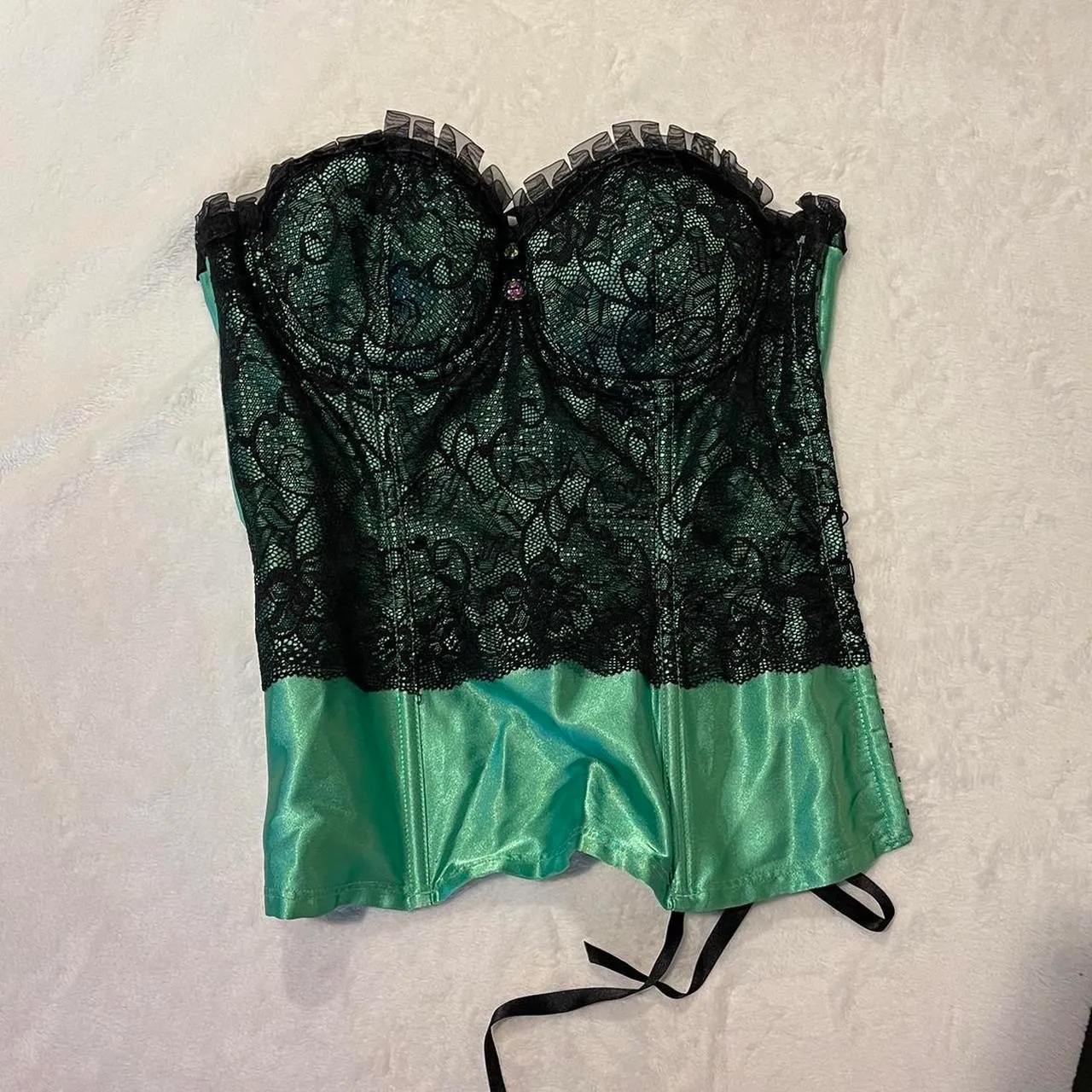 Fredrick’s Of Hollywood Emerald corset - Image 2