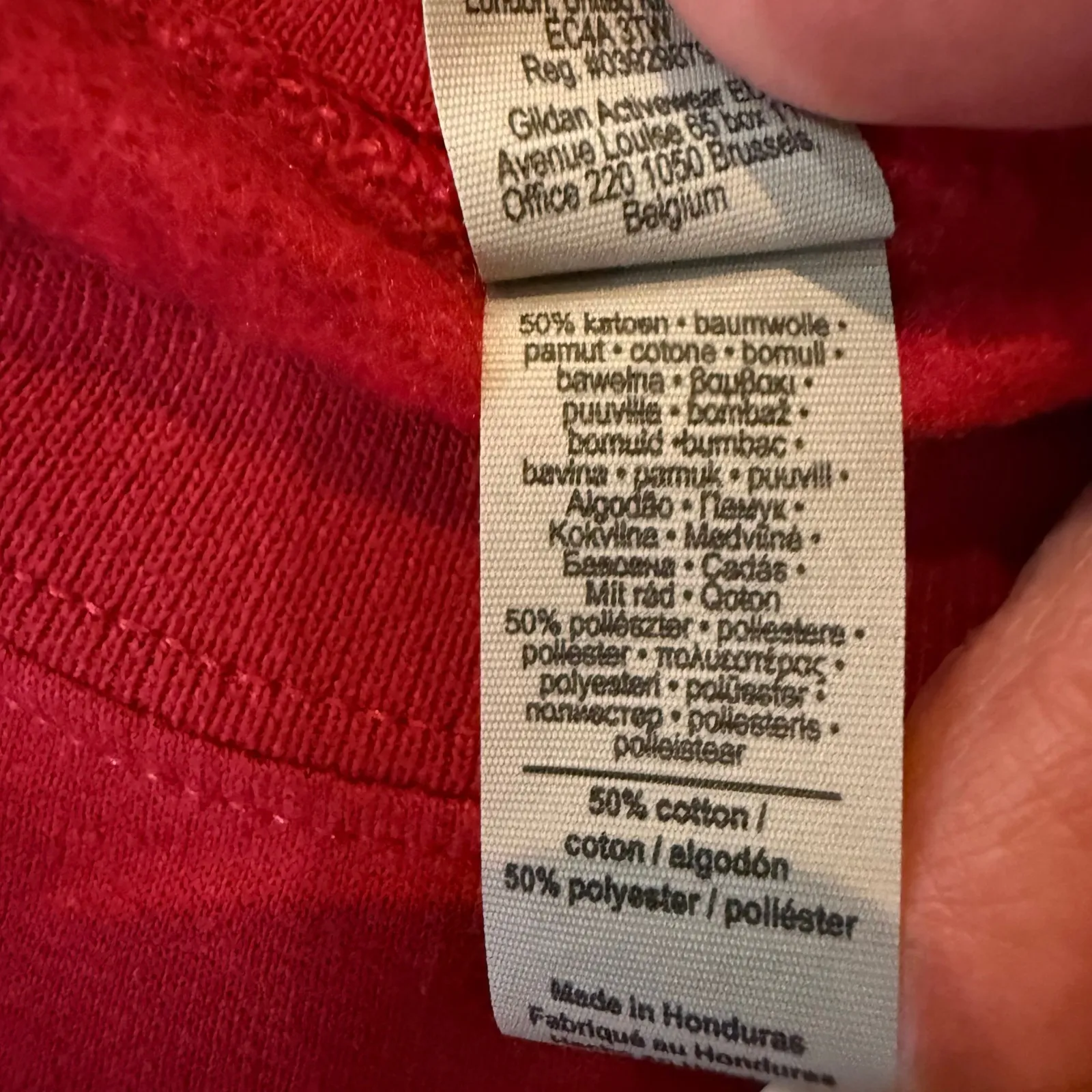 Red Gildan Heavy Blend 3XL Graphic Sweatshirt Rude Quote‎ Funny Humor - Image 2