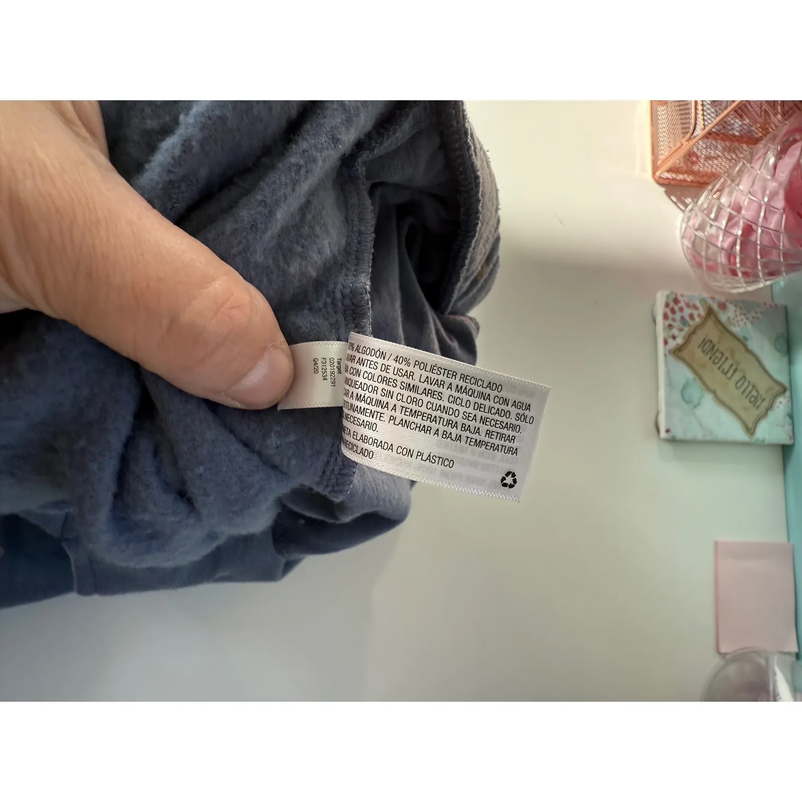 Colsie‎ Blue Floral Print Jogger Sweatpants Lounge Pants Women's Size S - Image 9