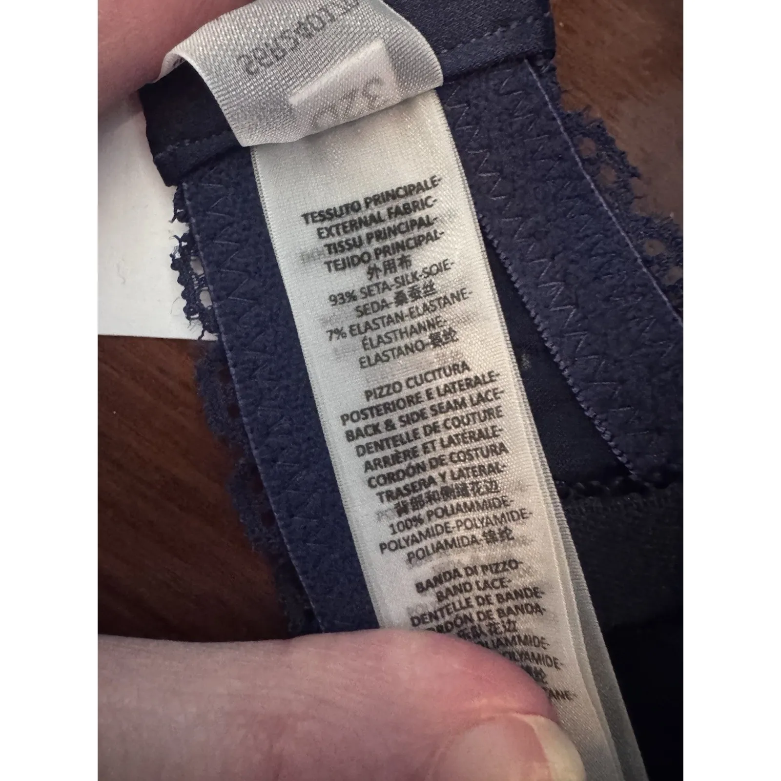 Stella McCartney Gigi Giggling Underwire Lace Navy Bra 32D NWT $180 - Image 16