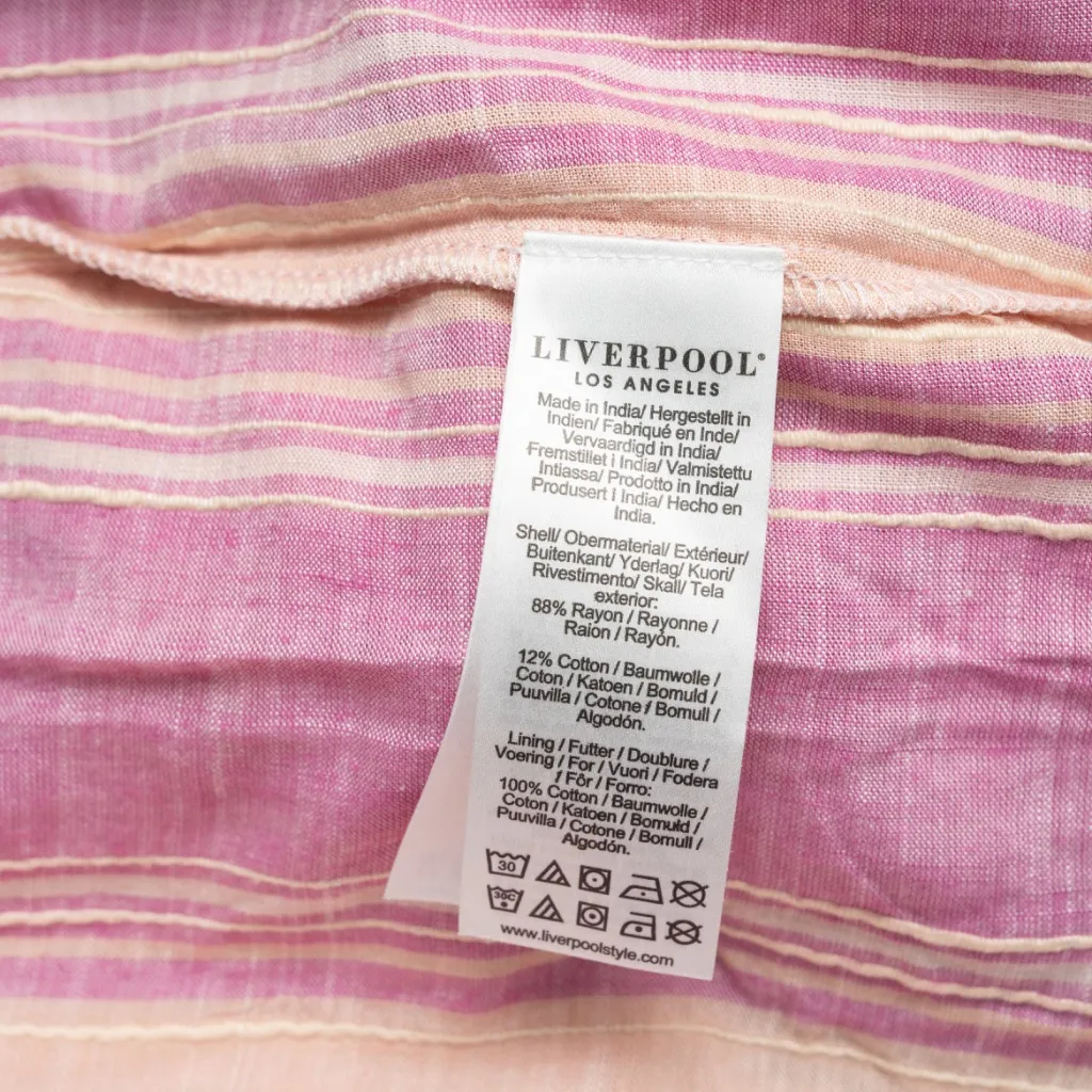 Liverpool. Sleeveless Tiered Maxi Dress with Adjustable Waist. - Image 10