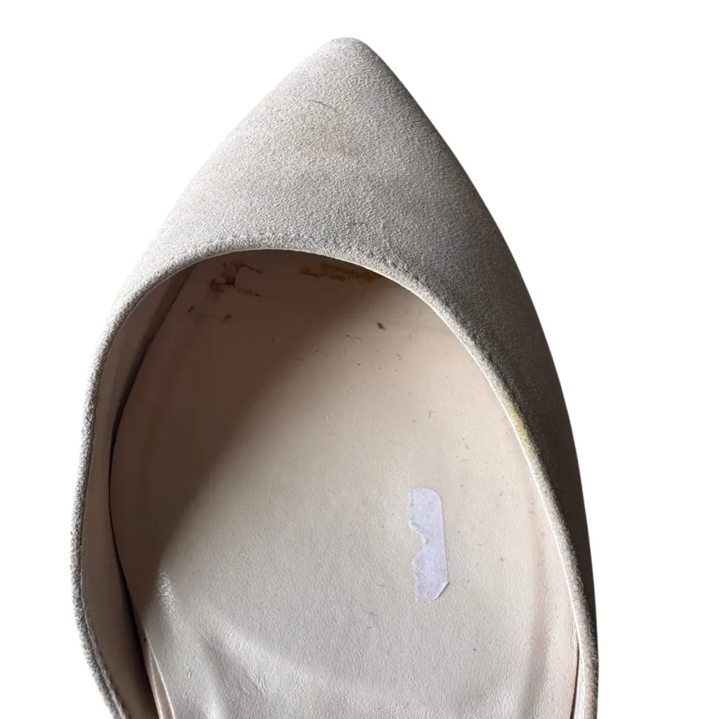 Cole Haan - Nude Suede & Leather D’Orsay Ankle Strap Flats Sz 9.5 - Image 13