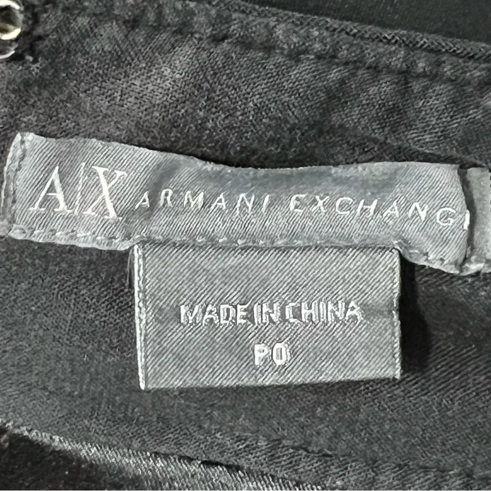 Armani Exchange AX Pencil Mini Skirt Black Career Office - Image 4