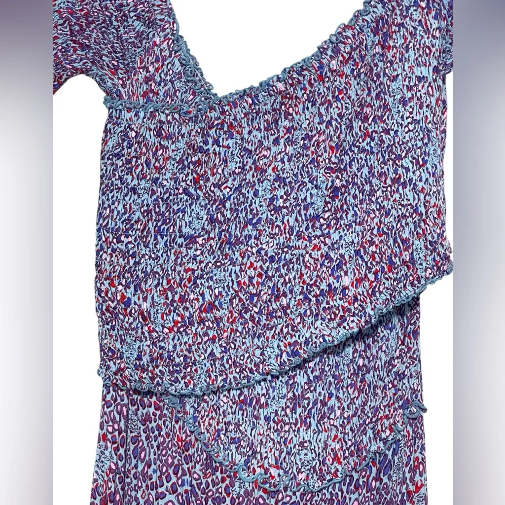 Poupette st Barth midi dress Soledad in purple XS - Image 5