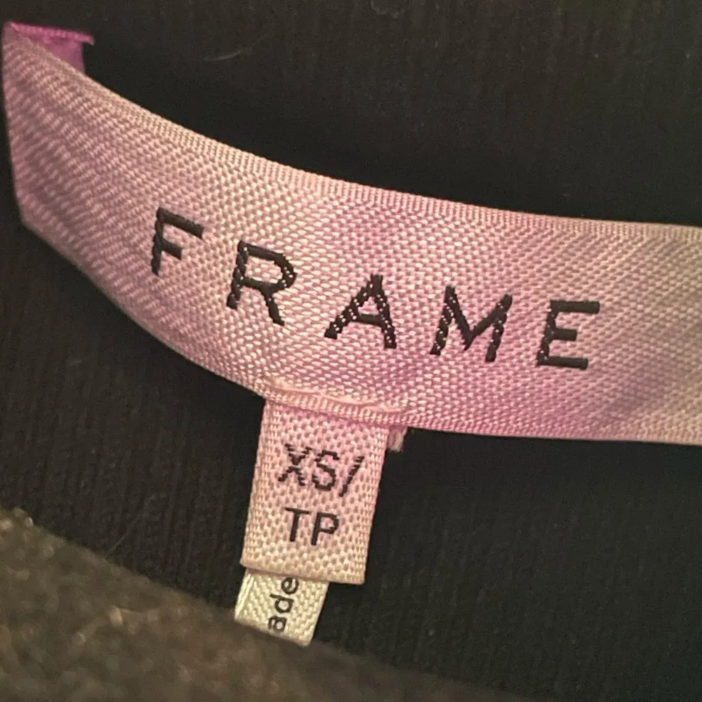 Frame Black Textured Chenille Mockneck Sweater - size XS - Image 6