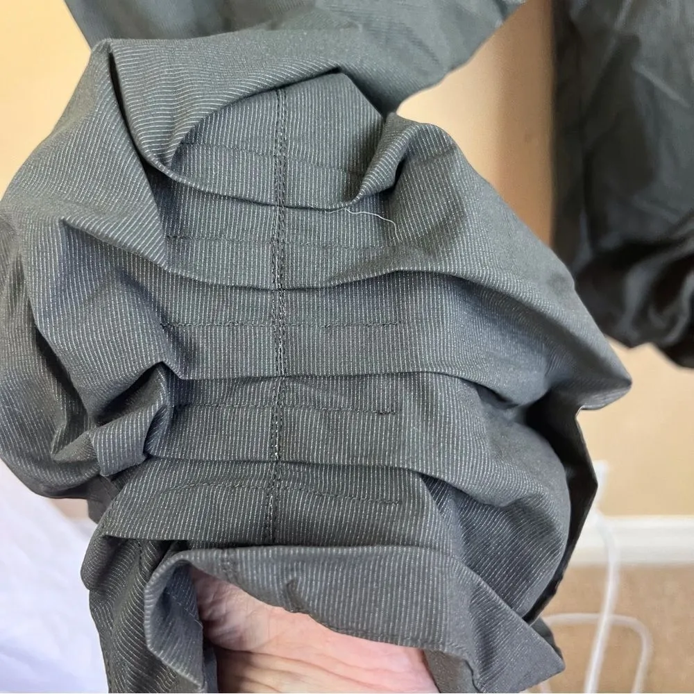 Moloko Womens Lightweight Gray Pant Size 40‎ or US 8 Smocked Waist Cinched Gray - Image 8