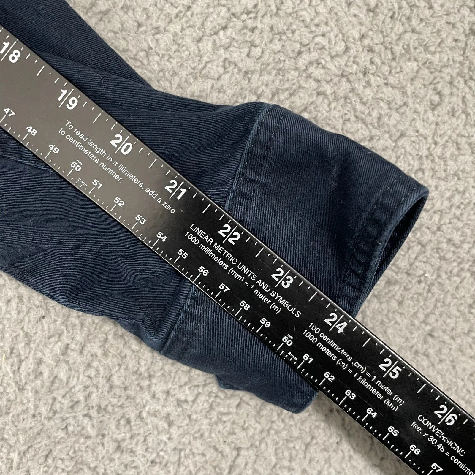 Abercrombie & Fitch Utility Jacket Women S Navy Field Cropped Y2K Full Zip - Image 11