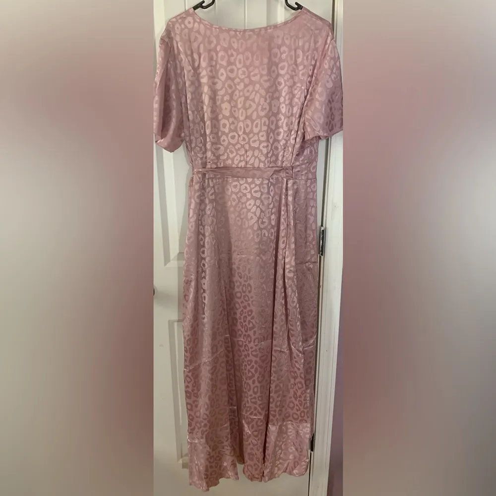 Simplee Apparel Women's Summer Chiffon V Neck Ruffle Maxi SzXL NWT - Image 6