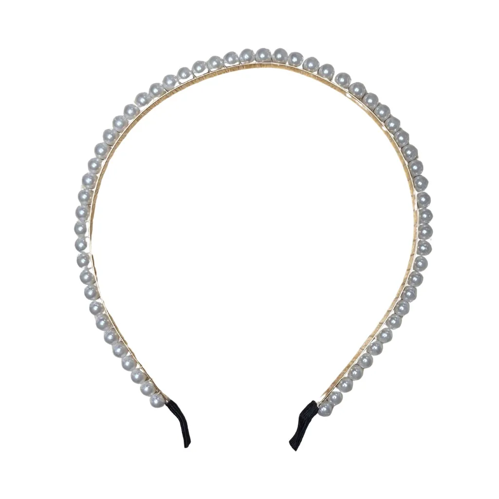 Chic Pearl Embellished Headband - Image 2