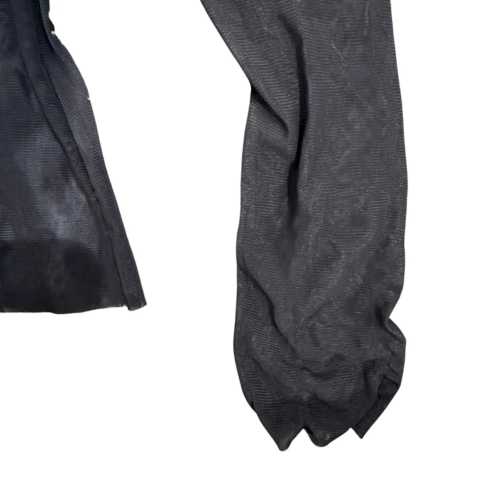 Monse Rose Printed Mesh Top in Multi, Size M Black Size M - Image 7