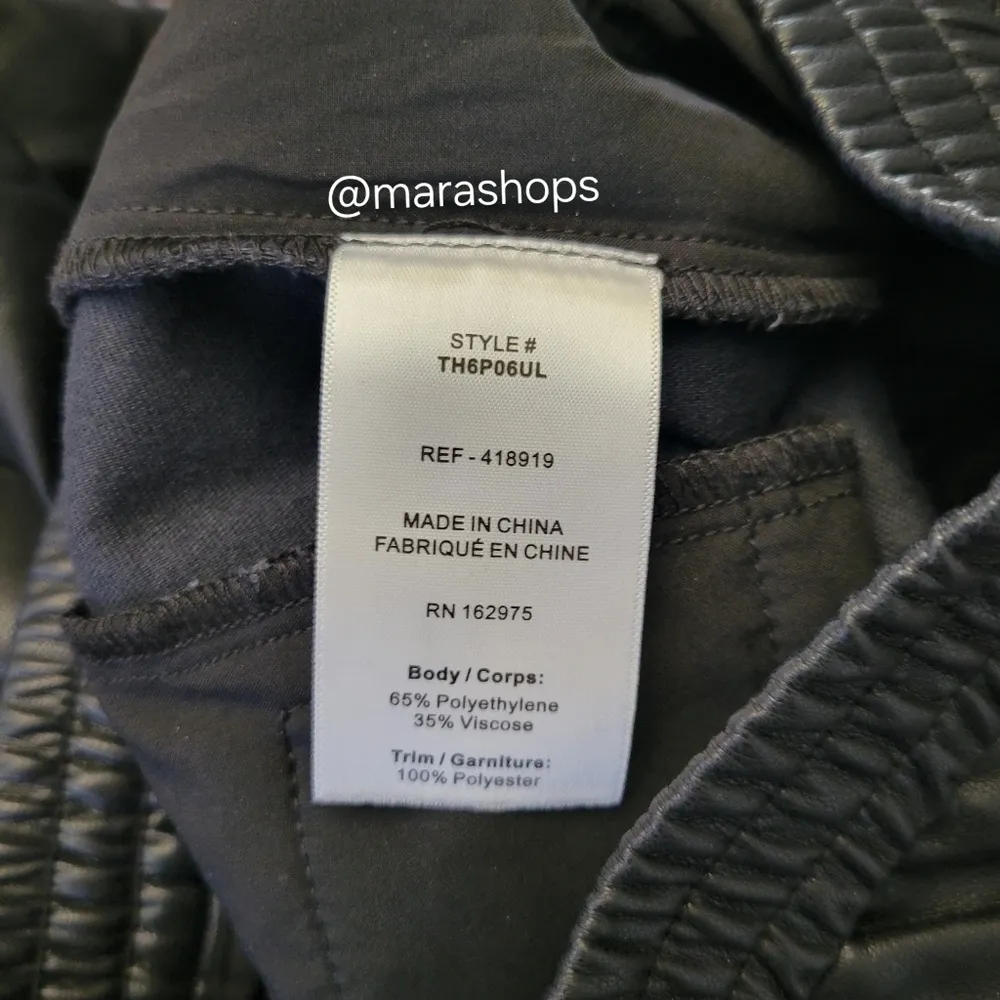 The Range Plush Leather Wide Leg Pant - Image 8