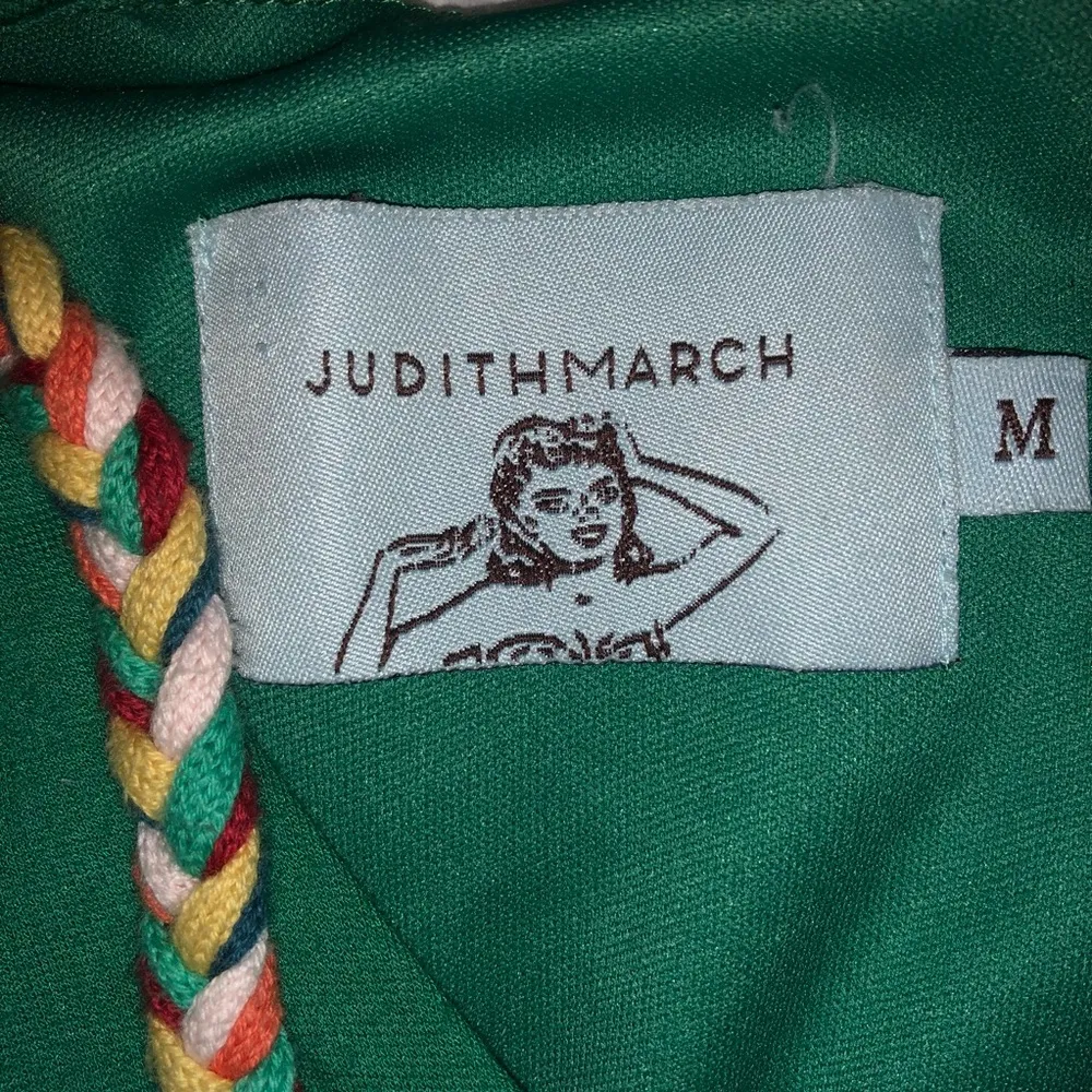 Judith March Tunic Boho Green Size Medium - Image 4