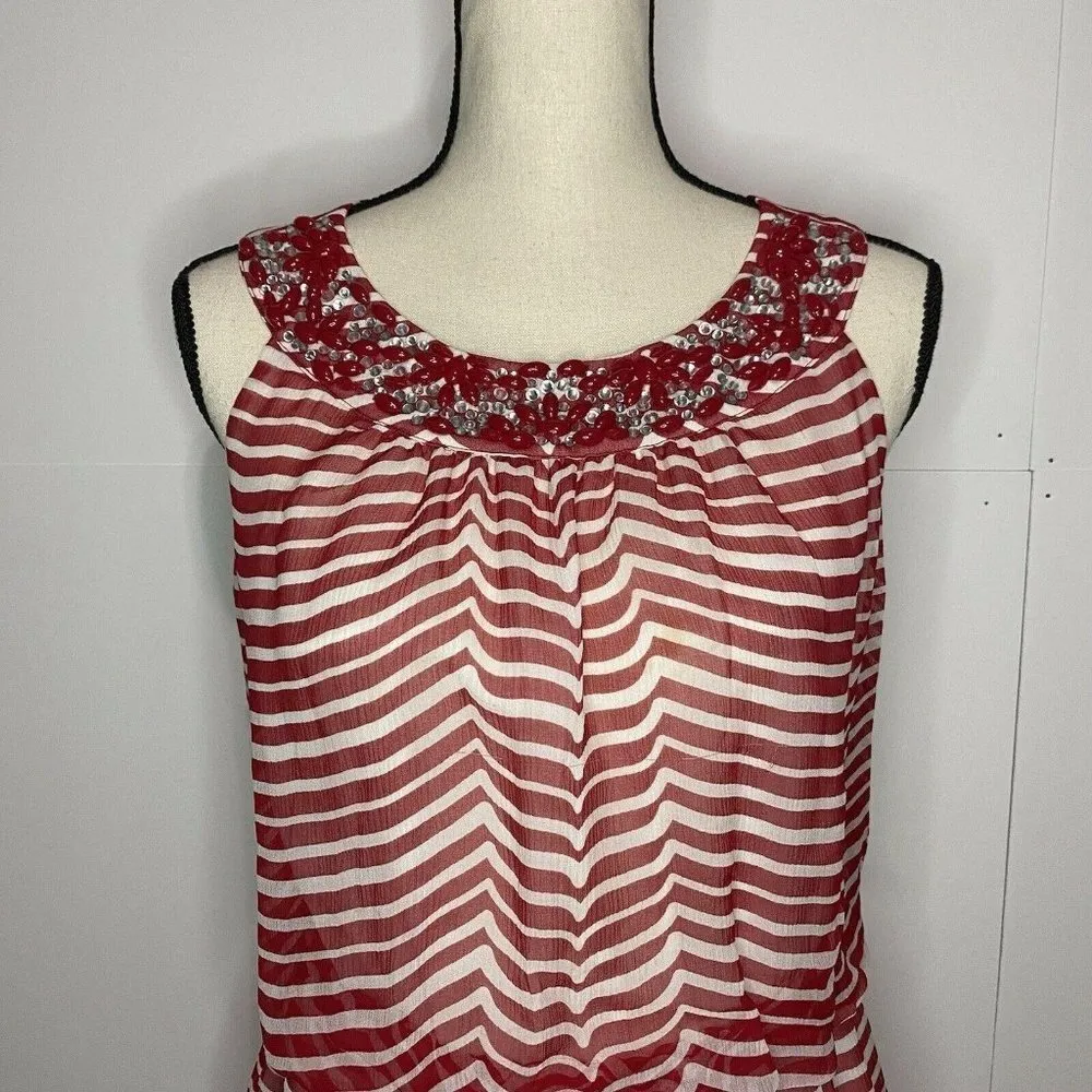 Vineyard Vines Size Small Blouson Silk Dress - Image 3