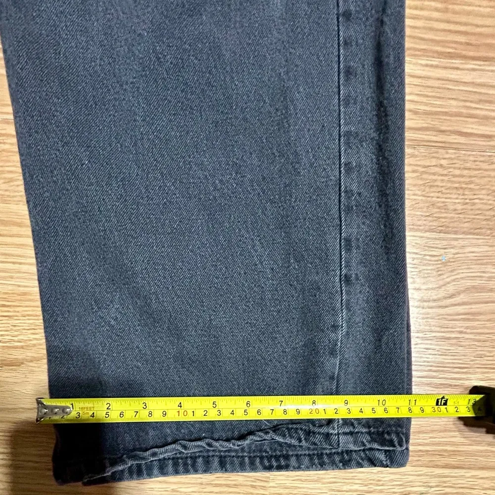 🏷️🏷️Women 33 Black wash, high rise, wide leg denim jeans - Image 9