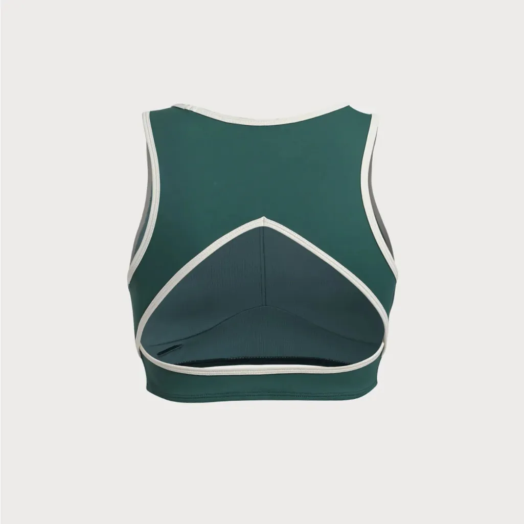 Berlook Dark Green Round Neck Line Tank Top Size M - Image 8