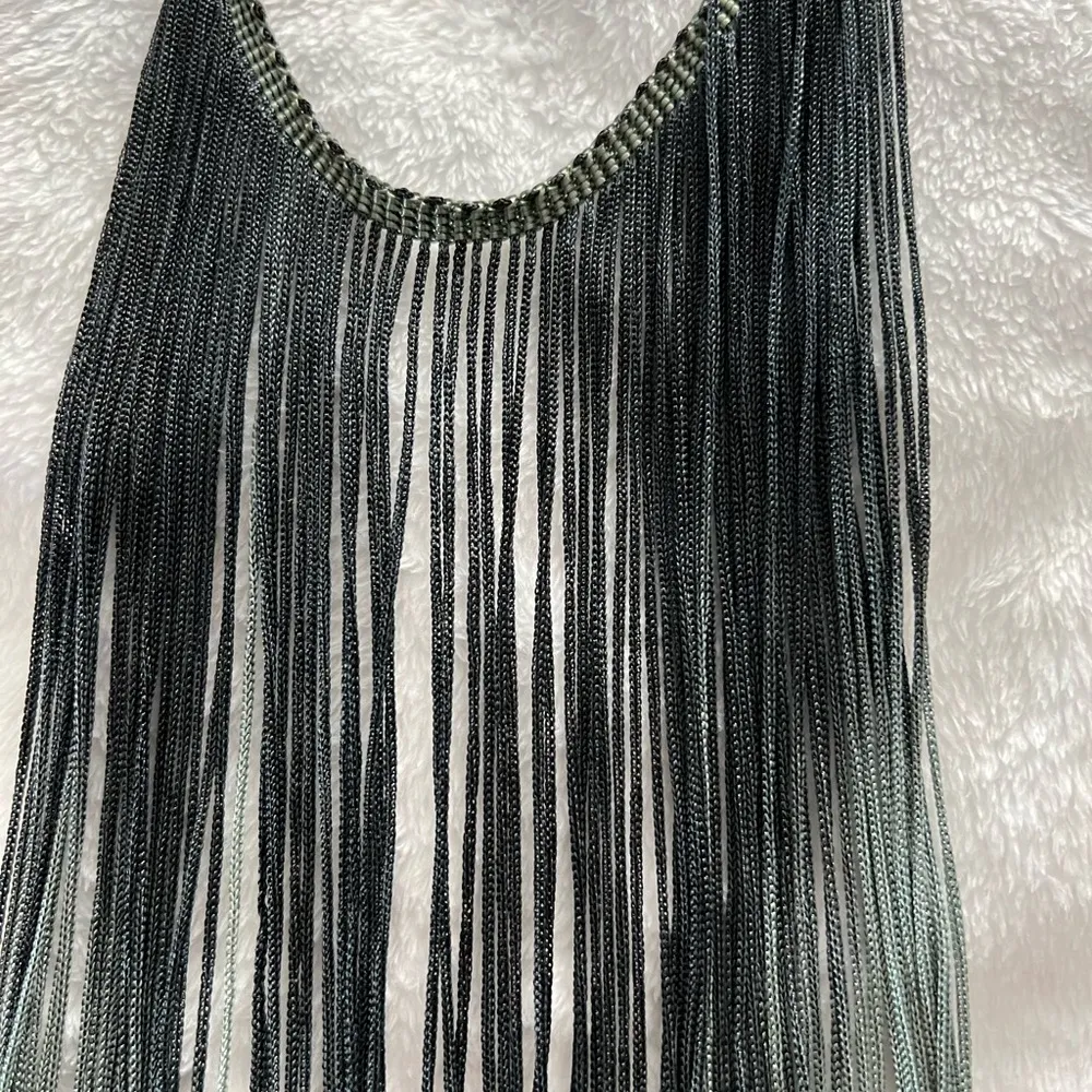 Ombré Fringe fabric necklace - Image 5