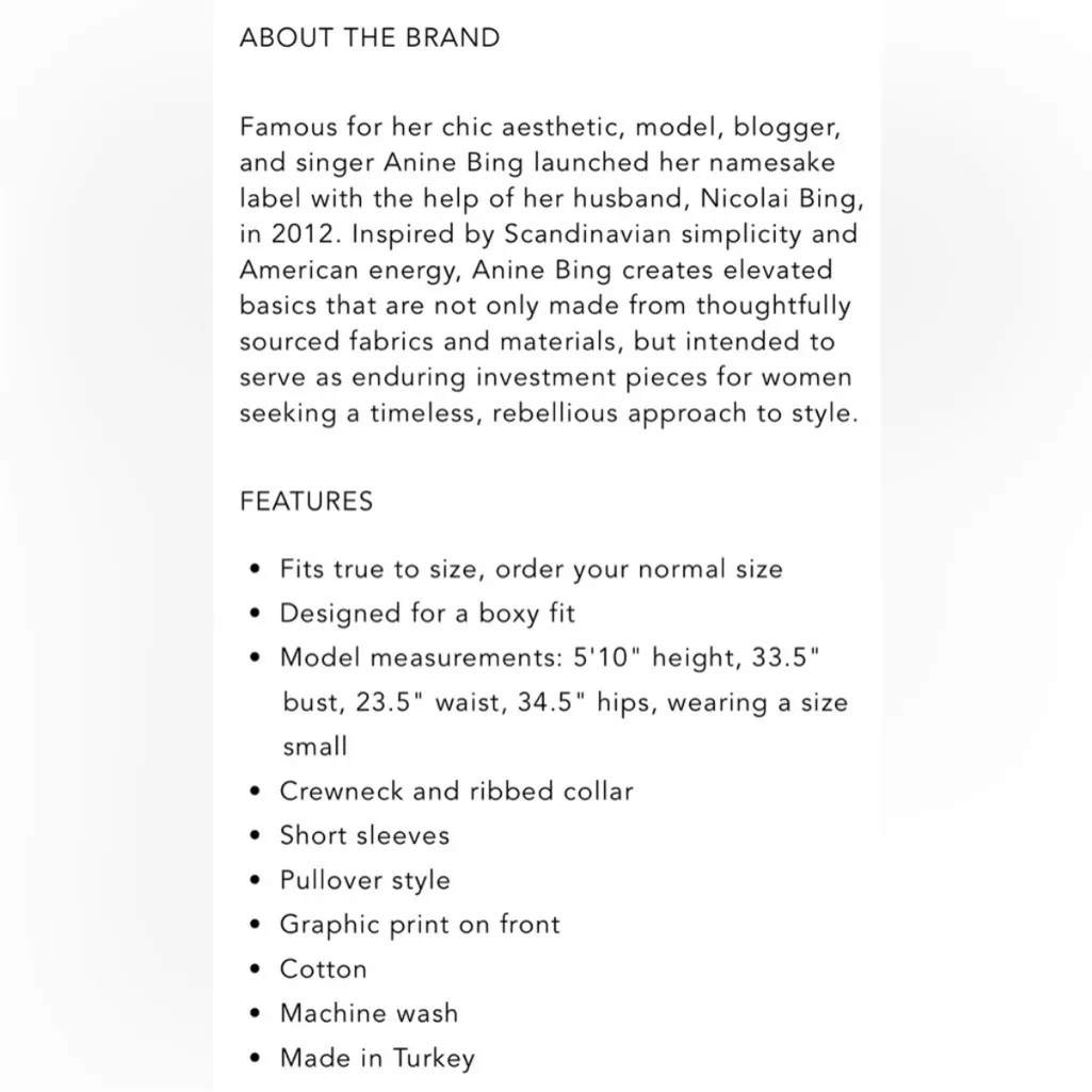 Anine Bing Graphic Tee - Image 5