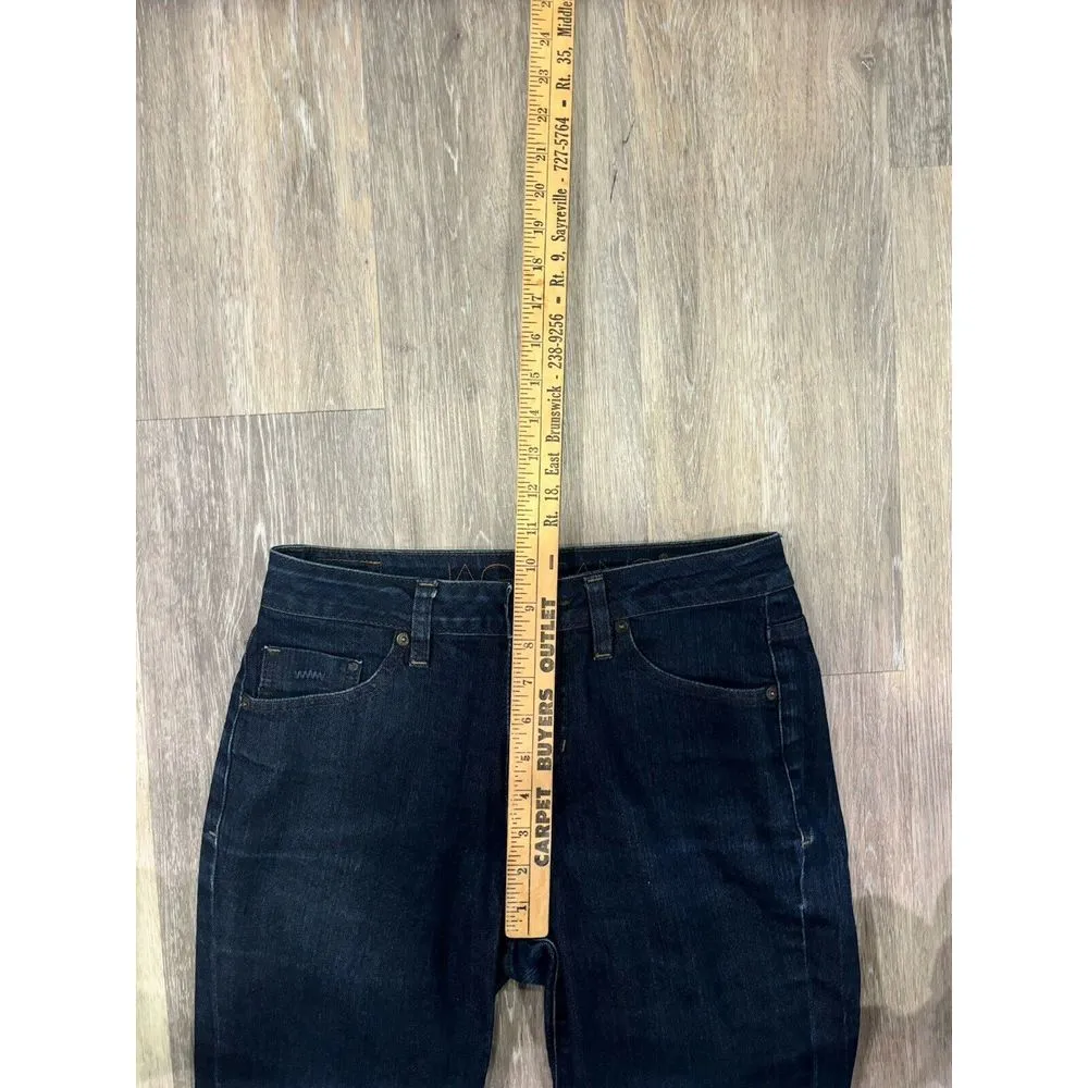 Jag Jeans Blue Dark Wash Mid Rise Straight Leg Stretch 28x28 Womens Size 4 - Image 6