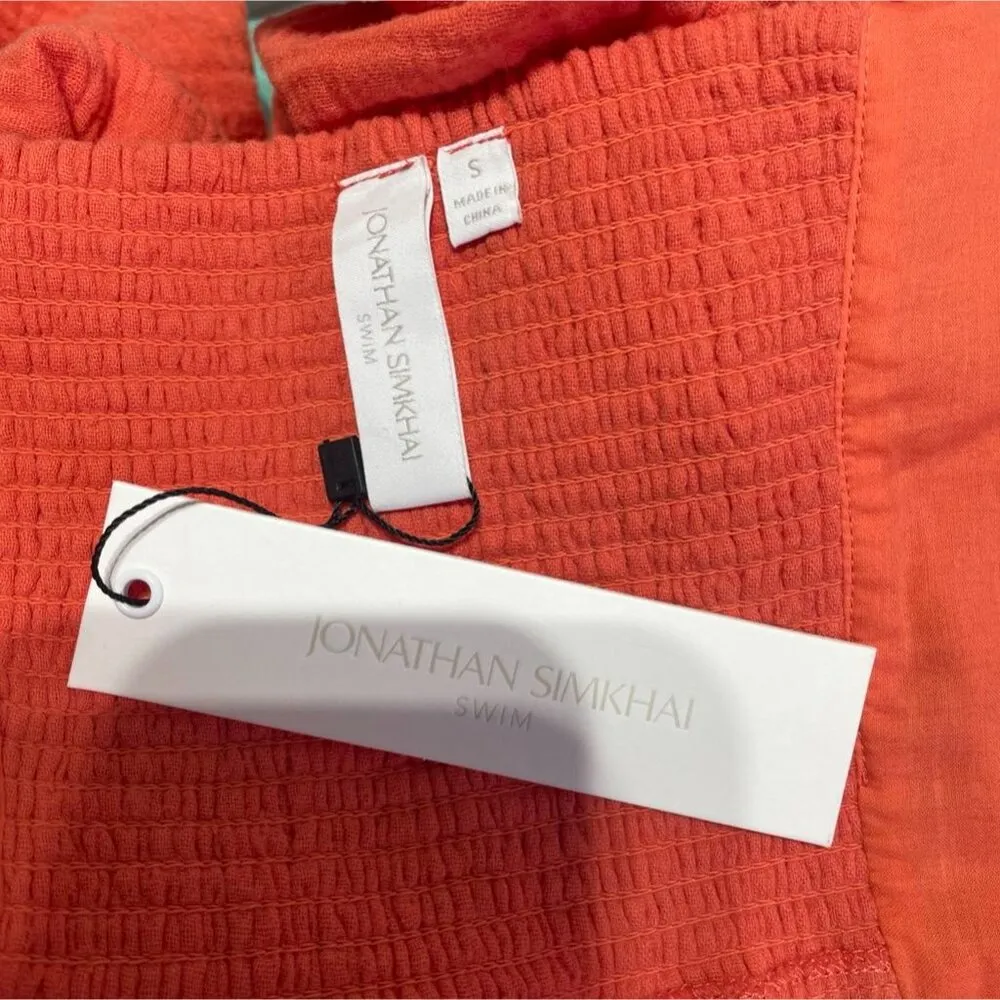 NEW Jonathan Simkhai Size Small Mila Gauze Puff - Image 7