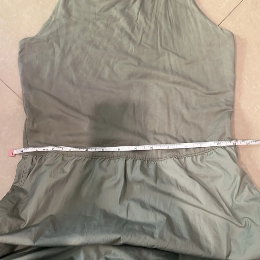 Everlane The Supima High-Neck Riviera Dress Sage Green (Size XS) - Image 12