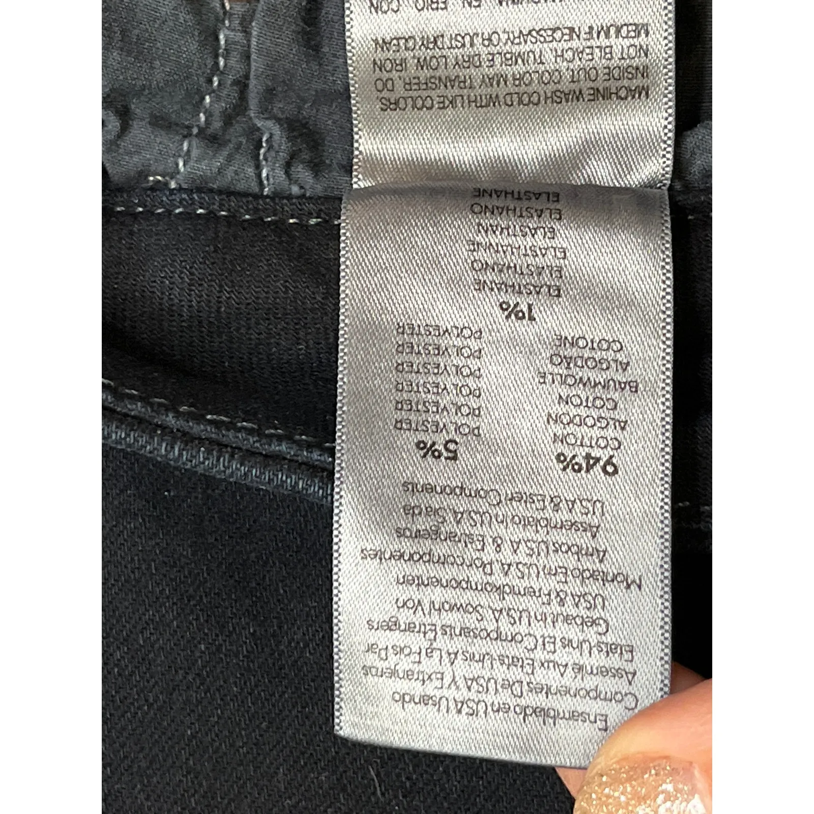 MOTHER High Waisted Looker Ankle Fray Last Call Jeans, size 25 Blue - Image 14