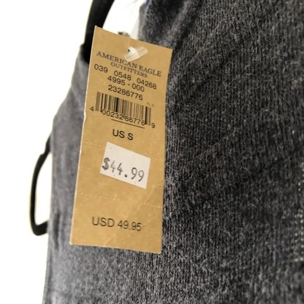 💙SALE 3/$25 AMERICAN EAGLE OUTFITTERS GREY SLEEVELESS COTTON SWEATER DRESS S - Image 6