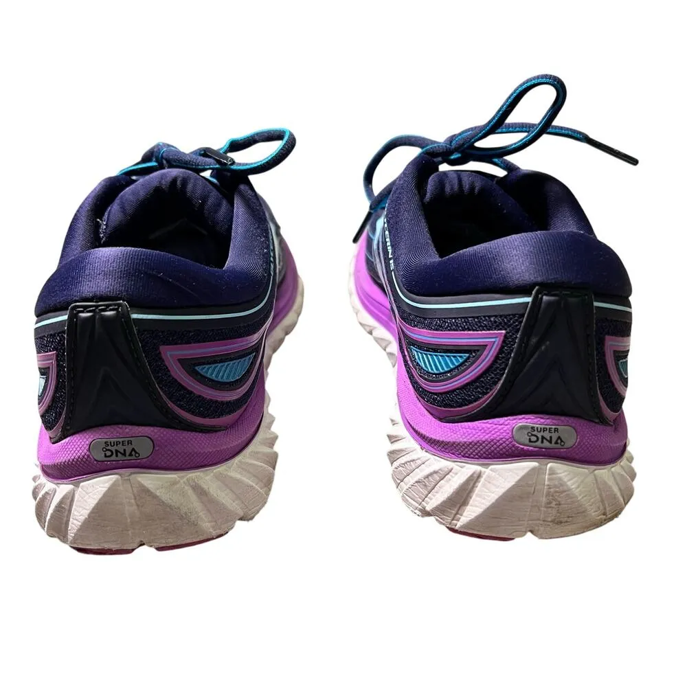 Brooks Glycerin 15 Running Shoes Blue Purple Women’s US 11 EU 43 - Image 6