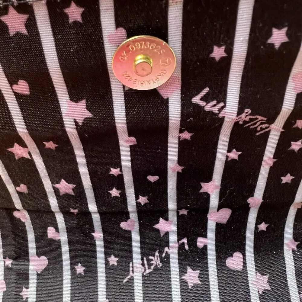 Luv Betsey By Betsey Johnson Crossbody Purse Bag Pink Blue Logo - Image 7